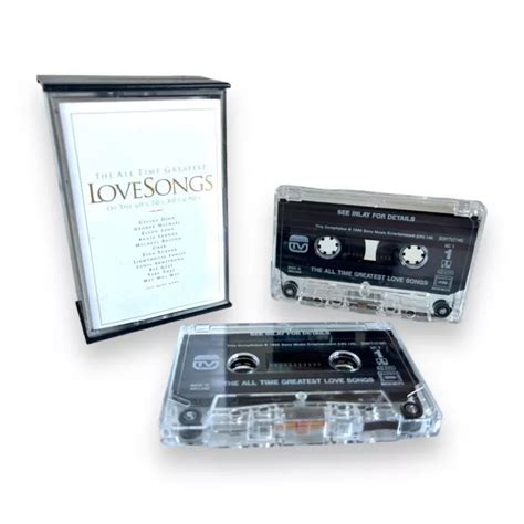 VARIOUS ARTISTS - All Time Greatest Love Songs Double Cassette Tape ...