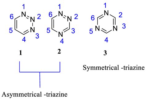 Structure of triazine isomers. | Download Scientific Diagram