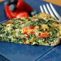 Crustless Spinach Quiche Recipe | SparkRecipes