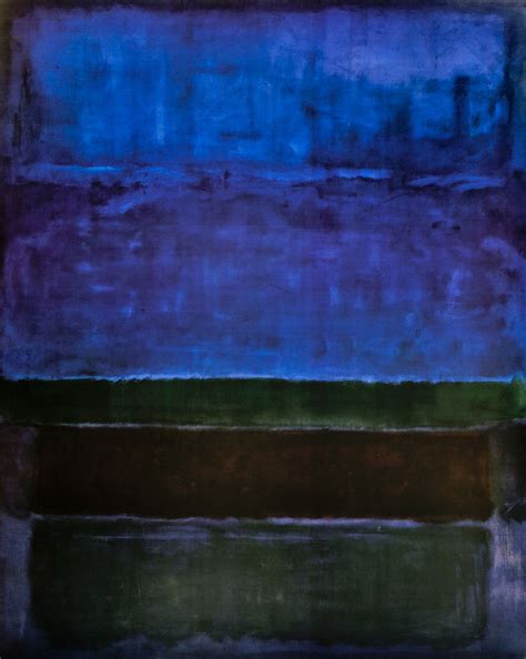 MARK ROTHKO - BLUE GREEN AND BROWN - BMG-2010 -29.jpg (2344×2940) | 有名な芸術, マークロスコ, 抽象絵画