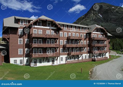 Beautiful Glacier National Park Lodging Stock Photo - Image of style, region: 15238384