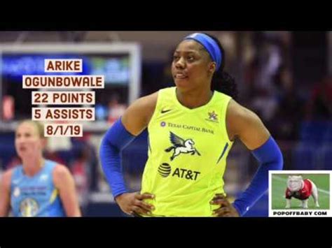 Arike Ogunbowale Full Highlights 2019.8.1 - 22 PTS, 5 ASTS - PopOffBaby.com - YouTube