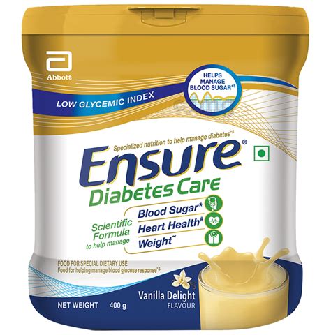 Ensure Diabetes Care Specialized Nutrition Drink Powder Vanilla Delight ...