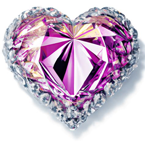 Swarovski Crystal Pink Heart · Creative Fabrica
