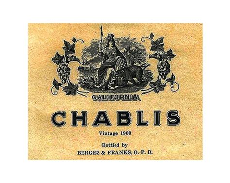 Chablis Wine Label Fine Art Print by Unknown at FulcrumGallery.com