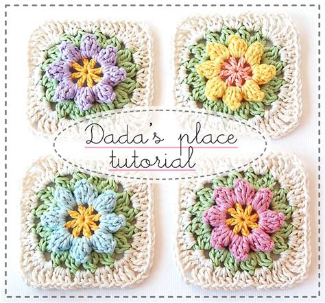 Primavera Flowers Granny Square Tutorial