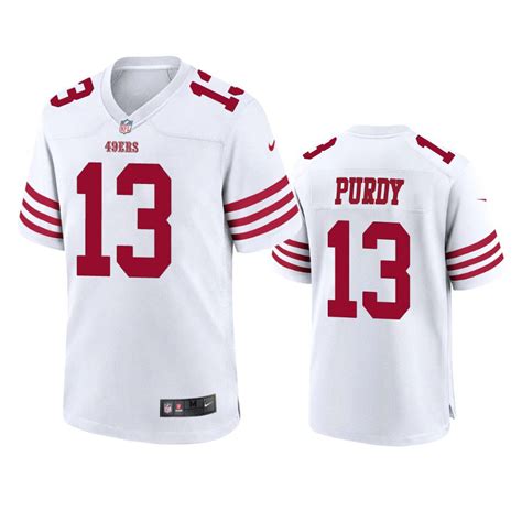 Brock Purdy San Francisco 49ers White Game Jersey - Jerseyok Shop