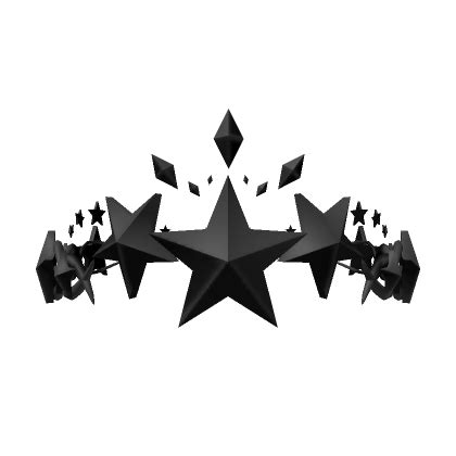 Black Star Diamond Y2K Sigil Crown | Roblox Item - Rolimon's