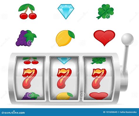 Casino Slot Machine Stock Vector Illustration Stock Vector - Illustration of design, chance ...