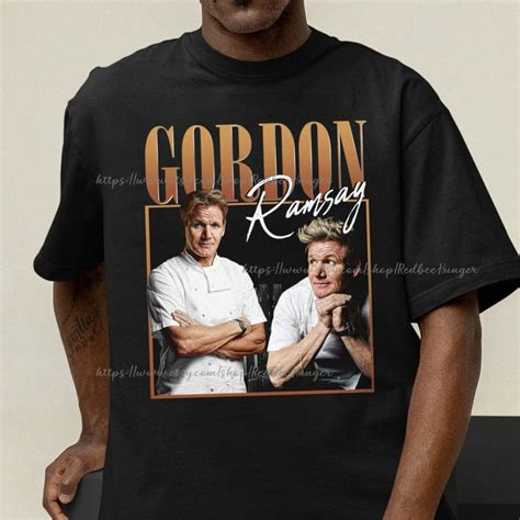 Gordon Ramsay Shirt Celebrity Chef Shirt 90s Graphic Tee - Etsy