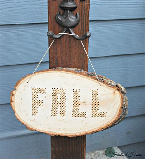 Easy DIY Fall Sign | DIY Inspired Home | Diy fall, Cool diy projects, Fall signs