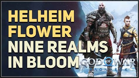 Helheim Flower Nine Realms in Bloom God of War Ragnarok - YouTube