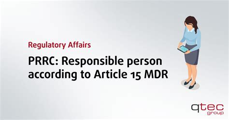 Responsible person according to Article 15 MDR