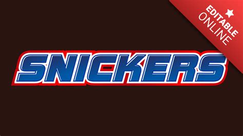 Snickers Logo | Text Effect Generator