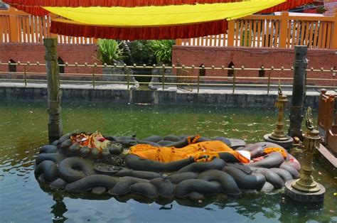 Sleeping Vishnu Temple Kathmandu Nepal | Hindu Devotional Blog