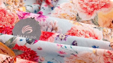 Floral cotton canvas digital printed fabric