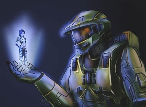 Master Chief and Cortana by Onosaka-Yuha on DeviantArt