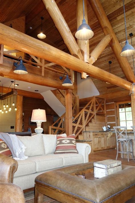 Post and Beam Gallery | Artisan Custom Log Homes | Log homes, Post and beam, Post and beam home