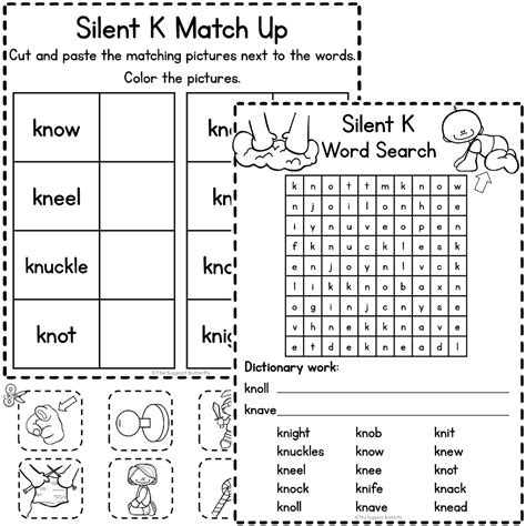 Silent K Worksheets | Made By Teachers