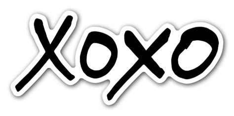 Buy XOXO - Die cut stickers | StickerApp