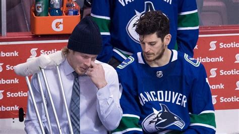 Canucks catch a break as Brock Boeser doesn't have a fracture | CBC Sports