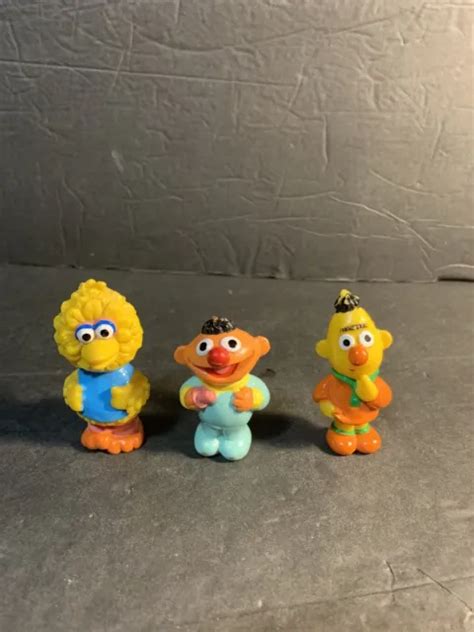 3 BABY MUPPETS Sesame Street Jim Henson JHP 80's PVC Figures BERT ERNIE BIG BIRD $9.99 - PicClick