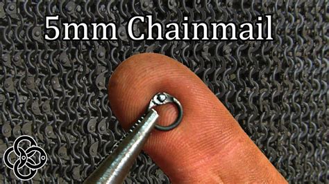 making of chainmail | Chainmail armor, Chain mail, Armor