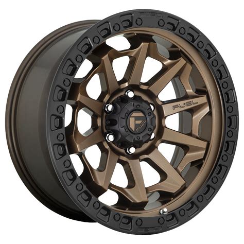 Fuel Covert D69620008447 20x10 6/139.7 -18 Offset 106.10 Matte Bronze ...