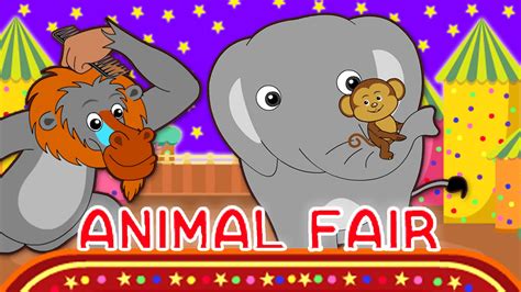 The Animal Fair | Nursery Rhymes | Popular Nursery Rhymes - YouTube