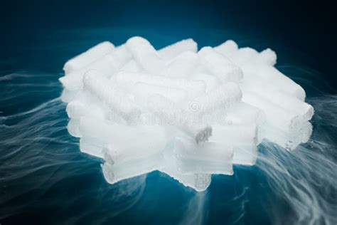 Dry ice with vapour stock image. Image of cooler, closeup - 34689287