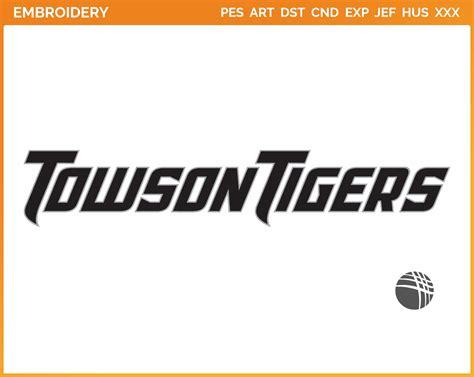 Towson Tigers - College Sports Embroidery Logo in 4 sizes - SPLN004496 ...