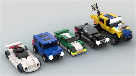 LEGO MOC Car pack #3 (1:55 scale) by Mobilox Studios | Rebrickable ...