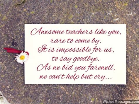 Farewell Messages for Teachers: Goodbye Quotes for Teachers and Professors – WishesMessages.com