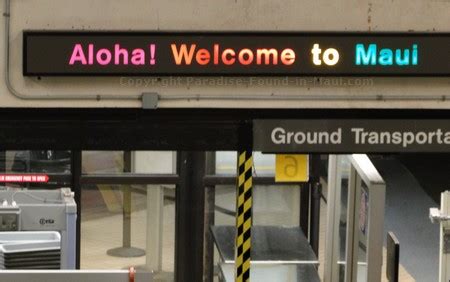 Maui Airport in Kahului: Handy Facts for Travelers