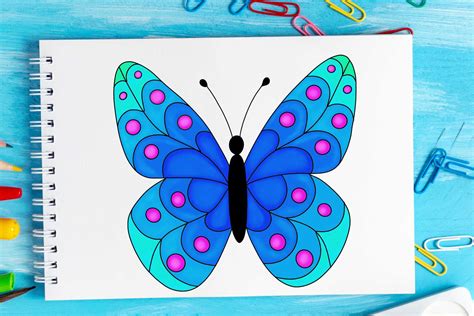 How To Draw A Butterfly Step By Step For Beginners