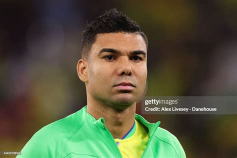 Casemiro of Brazil during the FIFA World Cup Qatar 2022 Group G match ...