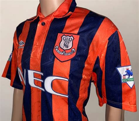 1993/94 EVERTON MATCH WORN AWAY SHIRT (BURROWS #16) | MATCH WORN ...