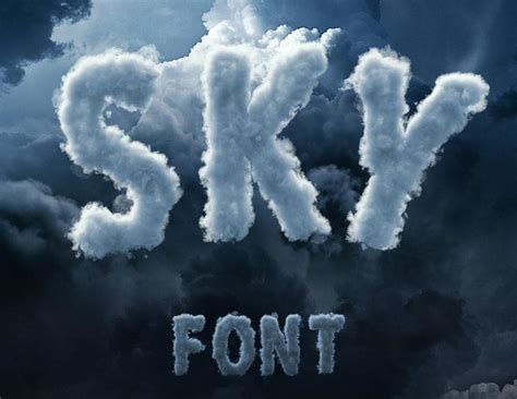 sky font Archives - GK Mockups Store