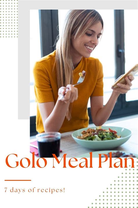 Golo Meal Plan: 7 Days of Recipes in 2023 | Diet breakfast recipes, Golo recipes, Meal planning