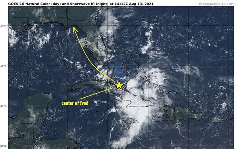 Tropical Storm Fred, the 6th Atlantic Hurricane Season system heads for ...