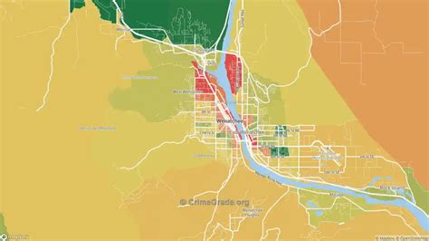 Wenatchee, WA Theft Rates and Theft Maps | CrimeGrade.org