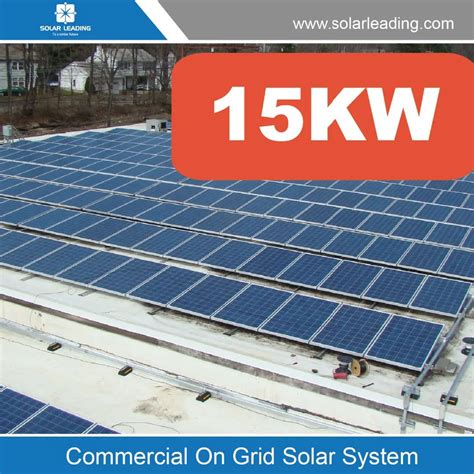 15kw Solar Roof Top System With High Energy Consumption Three Phase Inverter 15kw Economic Home ...