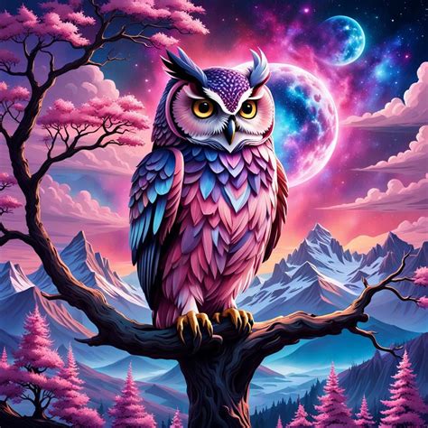 Owl - AI Generated Artwork - NightCafe Creator