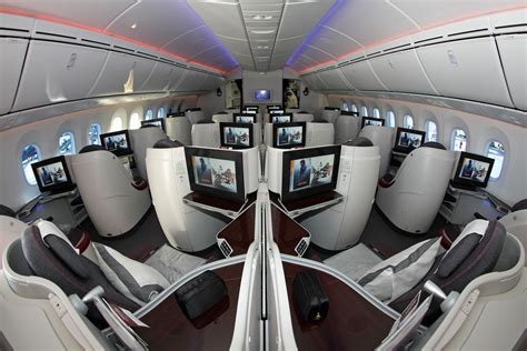 Business class of Qatar Airways' 25th Boeing 787-8 - Boeing 787 Dreamliner - Wikipedia, the free ...