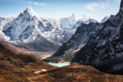 Gray rock mountains, Nepal, nature, landscape, mountains HD wallpaper | Wallpaper Flare