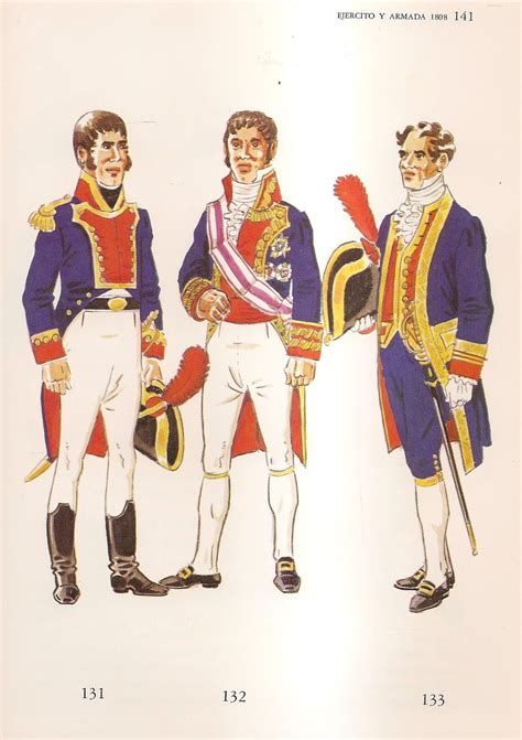 Spanish Naval Officers Fernando Vii, Spanish Armada, Century Uniforms ...