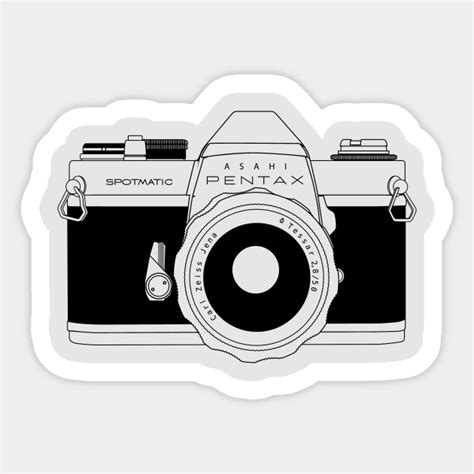 old camera - Old Camera - Sticker | TeePublic