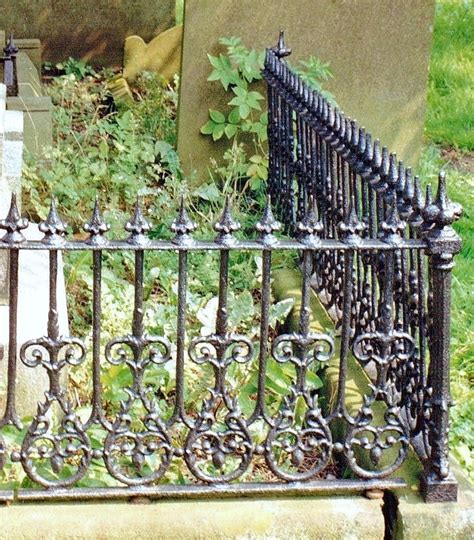 Victorian wrought iron | Cast iron fence, Iron fence, Garden gate design