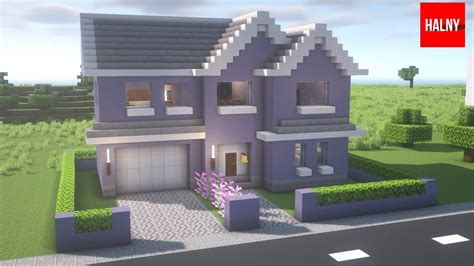 ️ Suburban house in Minecraft Tutorial - YouTube