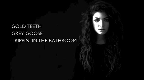 Lorde - Royals (Lyrics) - YouTube